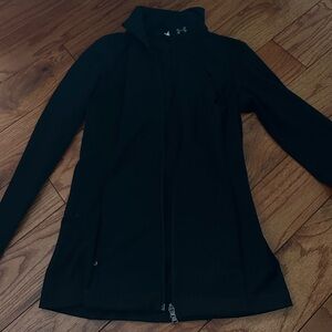 Black Medium Under Armor Long Sleeve Zip Up